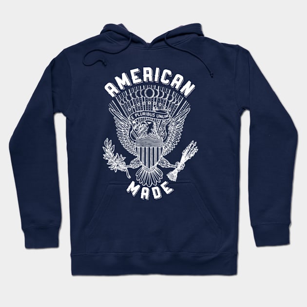 American Made Hoodie by LefTEE Designs